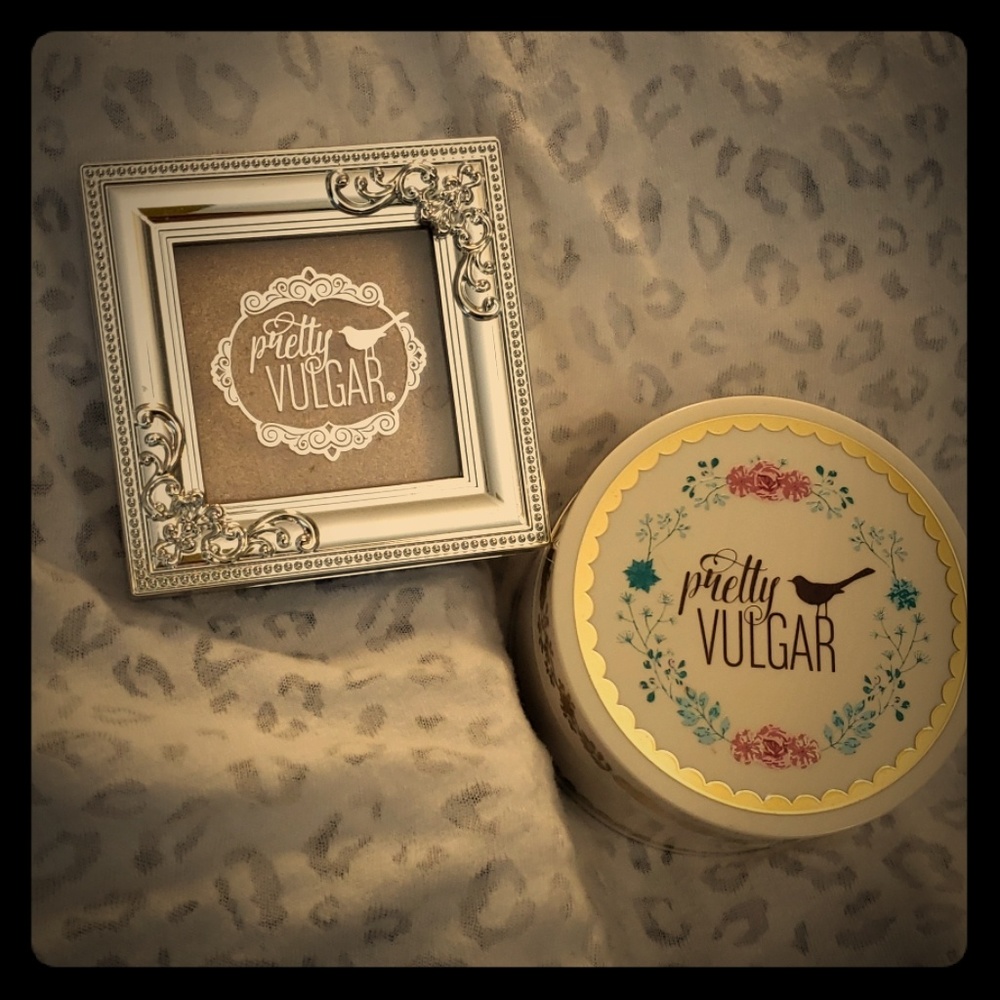 Two Pretty Vulgar cosmetics products 🌺💋💄